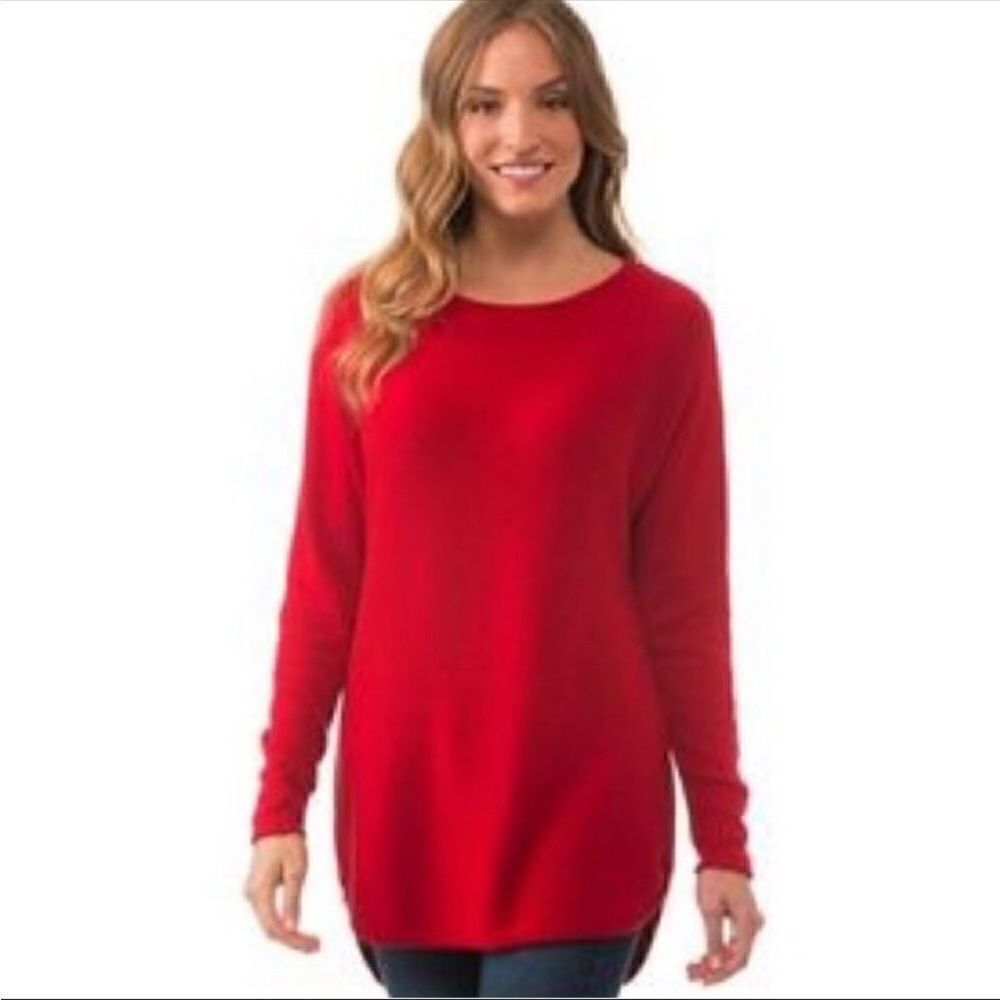 Michael‎ Kors Lite heavy weighted round bottom sweater with Gold Zippers - Picture 3 of 7